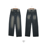 Deep Washing Wide Denim Pants (2color)