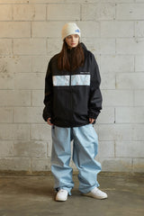 スーパーワイドパンツ / BSR2223FWPT008 LOGO COTTON SUPER WIDE PANTS SKY