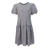 Bonita flower check dress (6657246920822)