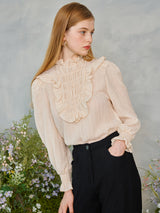フリルスモックブラウス / Frill Smocks blouse