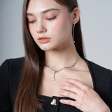 CIRCLE LINE DROP EARRING (6618487816310)