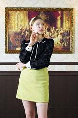 flower lace blouse black (6651911831670)