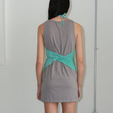キャリーロングノースリーブトップ / CARRIE LONG SLEEVELESS TOP (WHITE,CHARCOAL,BLACK)