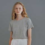 ワッフル ハーフ Tシャツ / Waffle half t-shirt