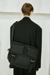 3Dポケットバックルメッセンジャーバッグ / 3D Pocket BUCKLE messanger bag (6554121633910)