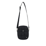 NEW SYMBOL RIVET QUILTING MINI CROSS BAG  BLACK