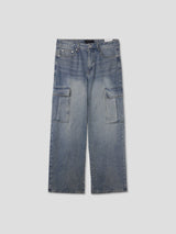 Bunny washing cargo denim 3color