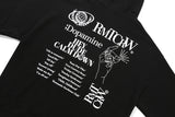 モノクロームパーカー / MONOCHROME HOODIE_BLACK