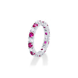 ラビーラバーリング/ Ruby Lover Ring (silver)