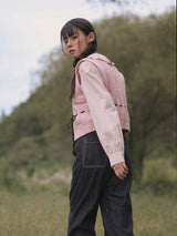 Petite Ribbon Knit Vest (2colors)