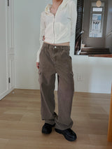 ミドル ウェスト カーゴパンツ / no.5176 Middle Waist Cargo Pants (3color)