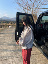 lustrous windbreaker jacket