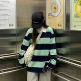 [Bellide made] Stripe Long Sleeve T-shirt