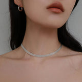 シルバーファブーネックレス / silver fabou necklace (vermeil)