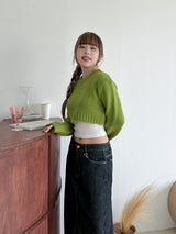バルククロップニット/Bulk Crop Knit (3color)