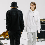 オーバーフィットコットンシャツ/OVERFIT COTTON SHIRTS-BLACK