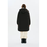 CHERRY NOMAD HOODIE LONG DOWN [BLACK]