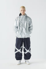 ポットXシルバーストレッチジョガーパンツ / BR2223FWPT02S0 POT-X SILVER STRETCH JOGGER PANTS NAVY