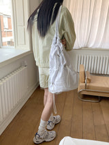 [2SET]バトルナイロンフードジップアップショーツパンツスウェットセット / [2 SET] Batol Nylon Hood Zip-Up Shorts Pants Sweat Set
