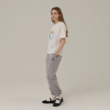 リラックスフィットピーチプリントTシャツ / RELAXED FIT PEACH PRINT T-SHIRT_WHITE