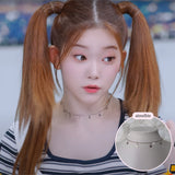 [Aespa Karina Necklace] Little Stars Choker Necklace - Silver Color