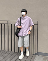 ピンタックハーフスラックス / Pintuck Half Slacks