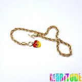 ツイストハートネックレス / TWIST HEART NECKLACE /케플러 착용