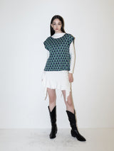 Suid Knit Vest (GREEN)