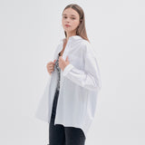 Washed Oxpord Shirt S87 White (6622419353718)