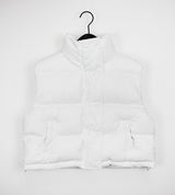 クロップパディドベスト/Crop Padded Best (4color)