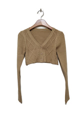 アンダーツイストニットカーディガン/Under Twisted Knit Cardigan (4 colors)