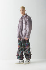 ポットXリフレクティブジョガーパンツ / BSR2223FWPT023 BSR POT-X REFLECTIVE JOGGER PANTS PURPLE CHECK