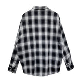 (UNISEX) スプレーディングボールドチェックシャツ