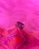 [aespa/Nmixx/Wooah/TNX] Silver gemstone ring_2