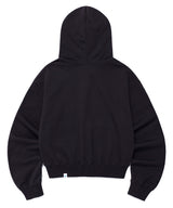 W VARSITY ZIP UP HOODIE CHARCOAL(CV2DFFM481A)