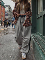 (UNISEX)アーサーデニムハーフスエットトレーニングパンツ
