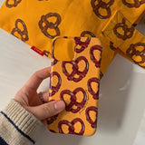 プレッツェル スマートフォンケース/Pretzel (Galaxy) Glossy Hard Case