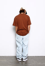 バギーデニムパンツ/MBSRCOPT103 MID90 BAGGY DENIM PANTS ICEBLUE