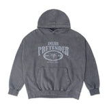 HUMAN PRETENDER LOGO HOODIE - PIGMENT CHARCOAL (6678690168950)