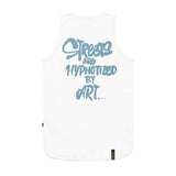 シャスローアップロングスリーブレス / 22 SHA THROW UP LONG SLEEVELESS WHITE / BLACK
