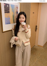 Nordic Bear Wool Knit Cardigan (3color)