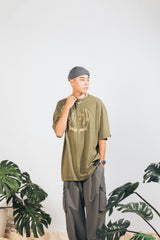 ピースウォッシュドオーバーサイズT / PEACE / WASHED OVERSIZE TEE