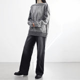 Hanne Dark Blue Washing Denim Pants