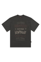 VENTIQUE ピグメントロゴ半袖Tシャツ