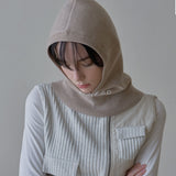 VARZAR Logo Knit Baraclava / Beige