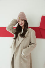 SM:]E PATCH BEANIE PINK MELANGE (6639323414646)