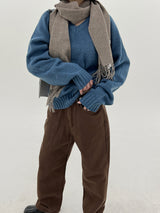 RajVネックニット/Raj V-neck Knit (6color)