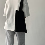 Oxford simple line bag - black