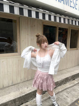 バレリーナシャーリングノースリーブ / ballerina shirring sleeveless