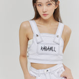 DENIM COLOR MATCHING STITCH VEST (6682519208054)